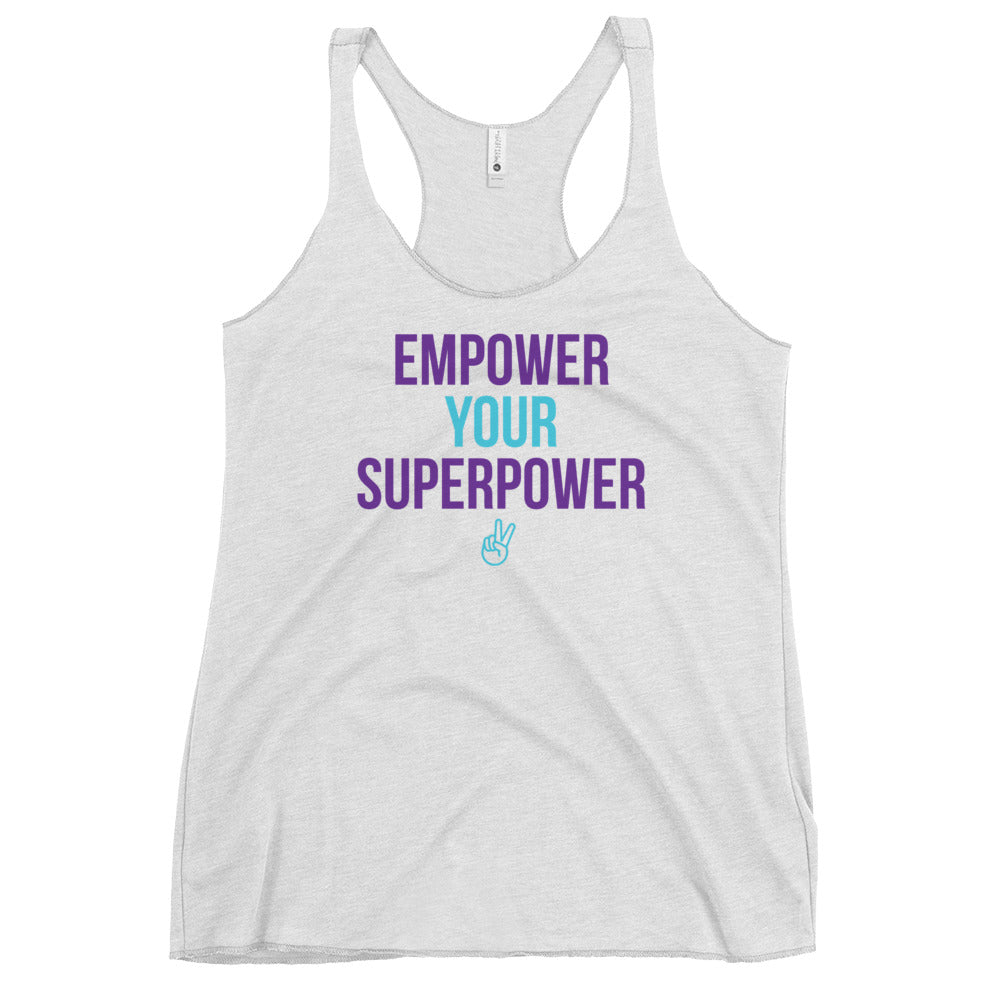 Empower Your Superpower Women's Racerback Tank