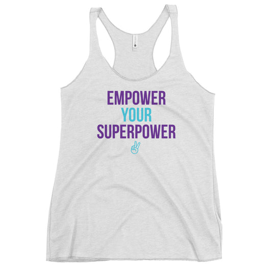 Empower Your Superpower Women's Racerback Tank